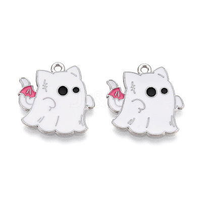Halloween Theme Alloy and Enamel Pendants ENAM-T021-31B-01P-1