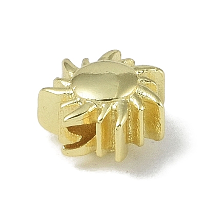 Rack Plating Brass Beads KK-A220-14G-1