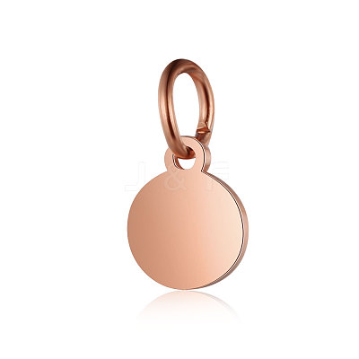 Ion Plating(IP) 304 Stainless Steel Pendants STAS-I311-33B-RG-1