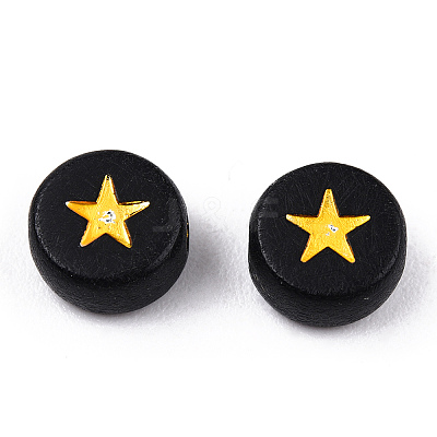 Opaque Acrylic Beads X-PACR-N006-006A-02A-1