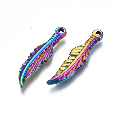 Ion Plating(IP) 304 Stainless Steel Pendants STAS-N098-024-1