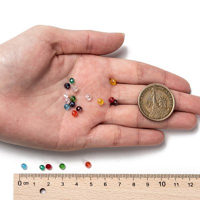 10 Colors Electroplate Glass Beads EGLA-JP0002-01B-4mm-1