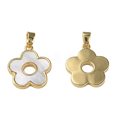 Natural Shell Pendants X-KK-N233-223-1