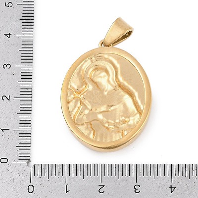 304 Stainless Steel Pendants STAS-M103-01G-06-1