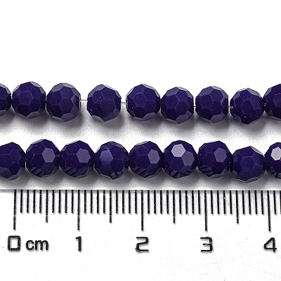 Opaque Glass Beads Stands EGLA-A035-P6mm-D09-1