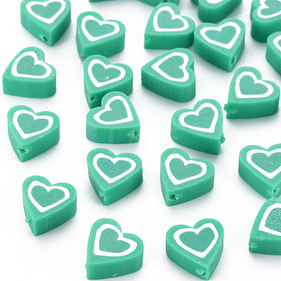 Handmade Polymer Clay Beads CLAY-T019-10B-1