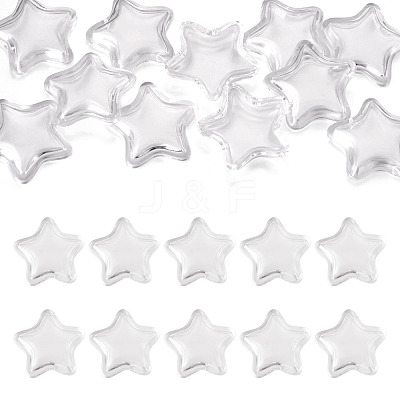 12Pcs Transparent Acrylic Beads TACR-TA0001-77A-1