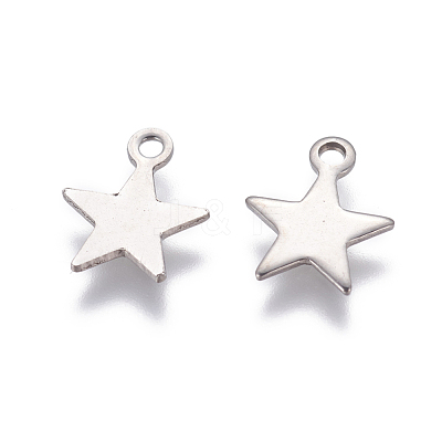 Tarnish Resistant 304 Stainless Steel Charms STAS-G190-27P-B-1