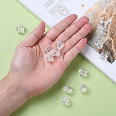 Transparent Acrylic Beads X-PL739-1