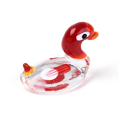 Handmade Lampwork Duck Display Decorations LAMP-T025-14E-1