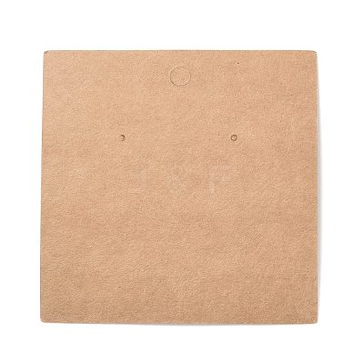 Blank Kraft Paper Earring Display Cards CDIS-G005-10-1