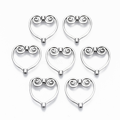 Tibetan Style Alloy Bead Frames TIBEB-N005-036AS-RS-1