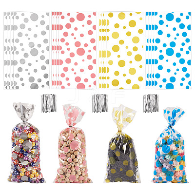 4 Styles OPP Cellophane Candy Storage Bags Sets ABAG-TAC0013-20B-01-1