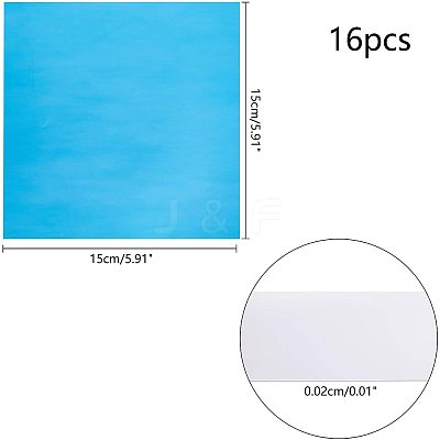 PET Plastic Mirror Wall Stickers AJEW-WH0018-68C-1
