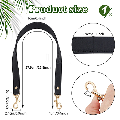PU Leather Handbag Chain Straps PURS-WH0008-11D-1