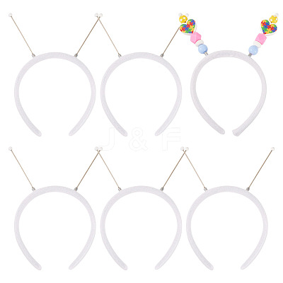 Cloth and Plastic Hair Bands OHAR-TAC0020-01G-1