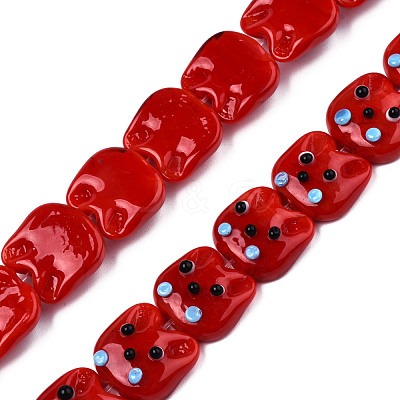Handmade Lampwork Beads LAMP-N029-012D-1