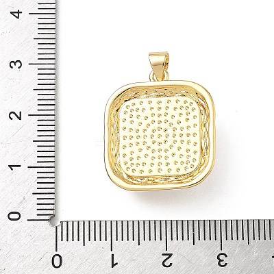 Brass Pendants KK-D426-14C-G-1