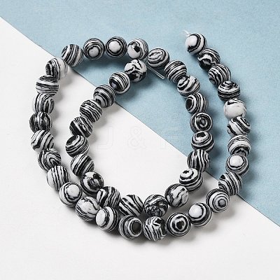 Synthetic Malachite Dyed Beads Strands G-P507-02A-05-1