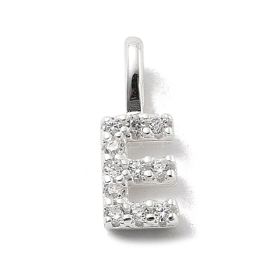 925 Sterling Silver with Cubic Zirconia Charms STER-Q004-01E-S-1