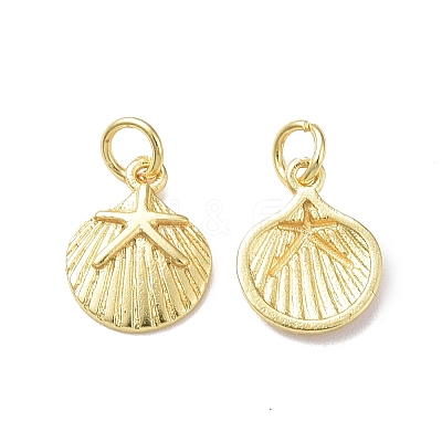 Rack Plating Brass Charms X-KK-F849-01G-1