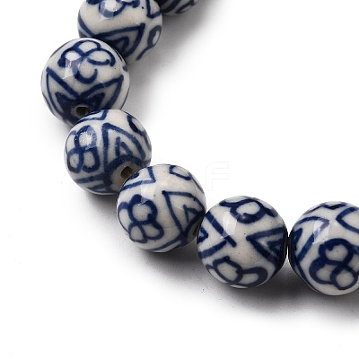 Handmade Porcelain Beads Strand PORC-H014-01B-1