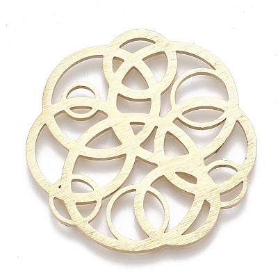 Aluminium Filigree Joiners Links X-ALUM-T001-122G-1