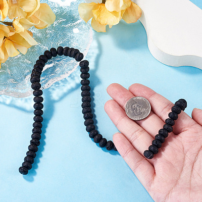 1 Strand Natural Lava Rock Beads Strands G-TA0003-44B-1
