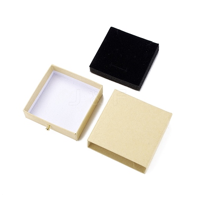 Square Paper Drawer Jewelry Set Box CON-C011-03A-06-1