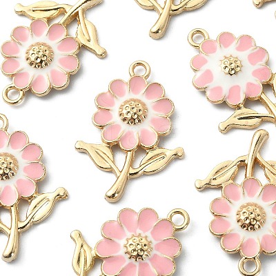 8Pcs Alloy Enamel Pendants ENAM-YW0002-31F-1