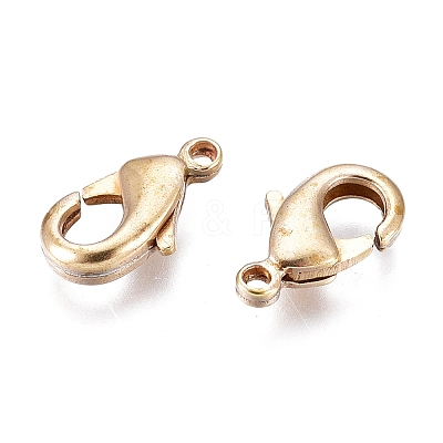 Brass Lobster Claw Clasps KK-903-C-01-NF-1