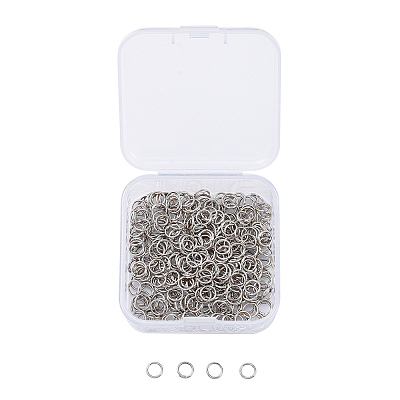 Iron Open Jump Rings IFIN-YW0001-08P-1