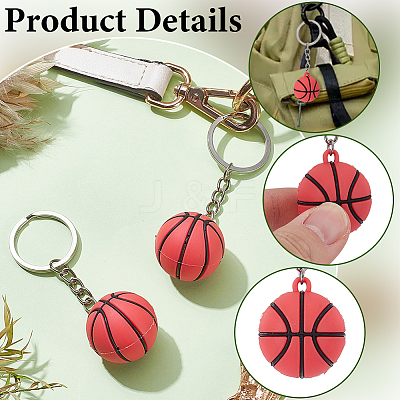 2Pcs Plastic Keychains KEYC-SP00008-1