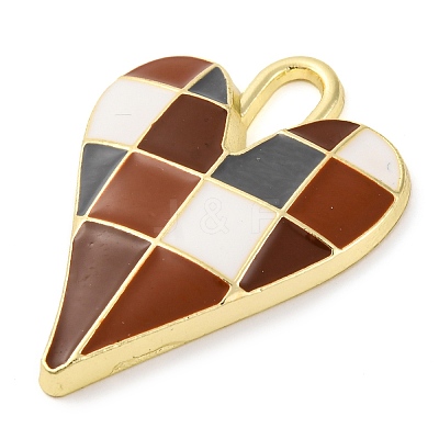 Alloy Enamel Pendants PALLOY-S034-02KCG-E-1