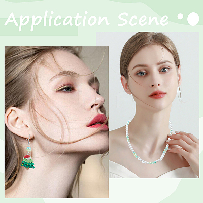 1830Pcs 5 Styles ABS Plastic Imitation Pearl Beads MACR-SP0001-03C-1