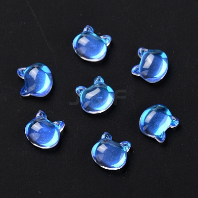 Electroplate Glass Cabochons EGLA-D007-03-1