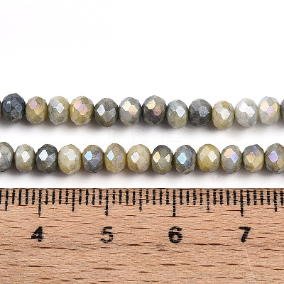 Ombre Effect Dyed Glass Beads Strands X-GLAA-C023-02-C11-A-1