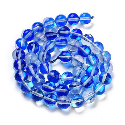 Transparent Glass Beads GLAA-B022-8mm-12-1
