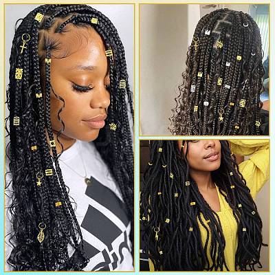 200Pcs Iron Hair Coil Cuffs X1-AJEW-SZC0021-02G-1