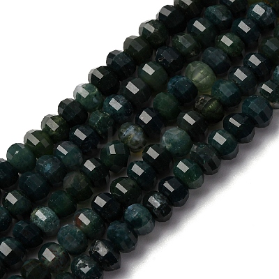 Natural Moss Agate Beads Strands G-P587-D09-01-1