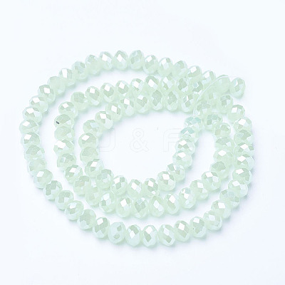 Electroplate Glass Beads Strands EGLA-A034-J1mm-B03-1