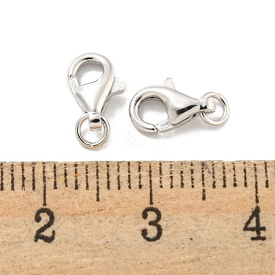 925 Sterling Silver Lobster Claw Clasps STER-C005-09P-1