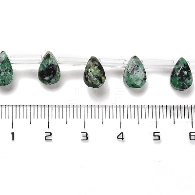Dyed Natural African Turquoise(Jasper) Beads Strands G-Q167-A14-02-1