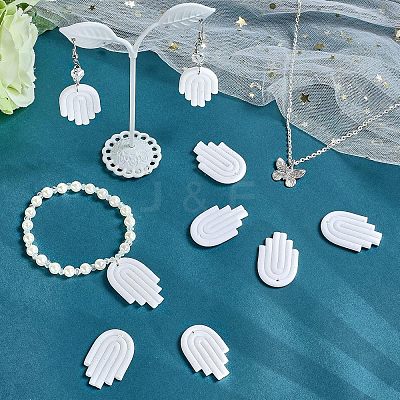 20Pcs Handmade Polymer Clay Pendants CLAY-CA0001-18-1