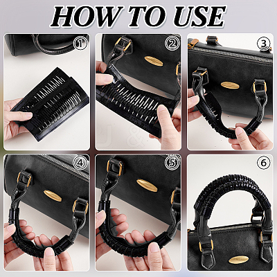 Leather Bag Handle Pads FIND-WH0139-766-1