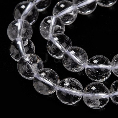 Natural Quartz Crystal Beads Strands G-H236-05A-8mm-1