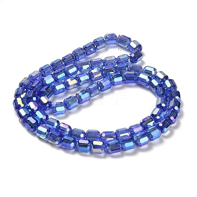 Electroplate Glass Beads Strands EGLA-D030-19H-1
