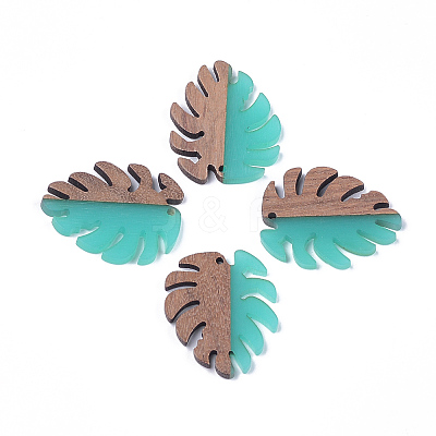 Resin & Wood Pendants X-RESI-S358-57B-1