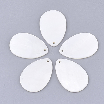 Freshwater Shell Pendants SHEL-T012-31B-1