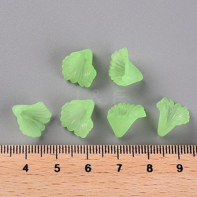 Frosted Acrylic Bead Caps MACR-S371-10A-733-1